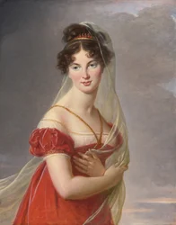 Portret Aglae Angelique Gabrielle de Gramont 1787-1842, żony generała Aleksandra Lwowicza Davy