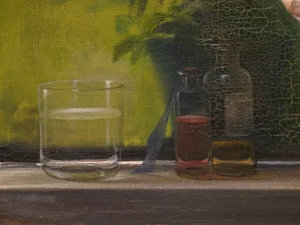Ranny duński żołnierz, detal