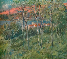 Wieś w Galicji w Hiszpanii, ok. 1908 r.