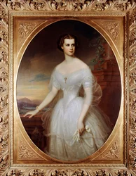 Elżbieta (Sissi), cesarzowa Austrii w 1854 r. (obraz)