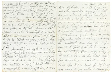 Autograf listu do Johna Ruskina, Casa Giudi, Florencja, 3 czerwca 1859 r.