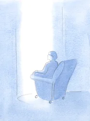 Chrystus wprowadził moją duszę nagle w życie Trójcy Przenajświętszej, miejsce łaski i bezpieczeństwa, 2000 (w/c na papierze)