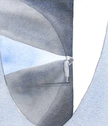 To przez życie w miłości w chwili obecnej dusza jest najdoskonalej zjednoczona z Bogiem w swoim ziemskim życiu., 2001 (w/c na papierze)