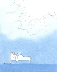 Żaden chory nie powinien wierzyć, że jest "bezużyteczny", 2005 (akwarela na papierze)
