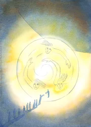 Poprzez chrzest zostajemy wprowadzeni w życie Trójcy Świętej, 2003 (w/c na papierze)