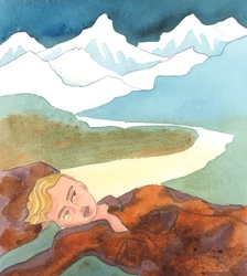 Powinniśmy ufać, że Bóg widzi nasze wysiłki, by Go kochać, 2005 (akwarela na papierze)