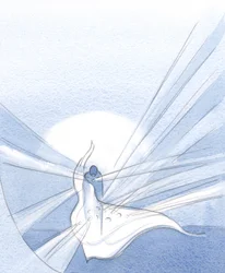 Tam, gdzie grzech został przebaczony, teraz świeci diament łaski, piękniejszy niż gdybyśmy nie zgrzeszyli i nie pokutowali., 2001 (w/c na papierze)