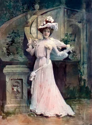 Ada Reeve we Florodorze, ok. 1902.