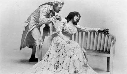 Julia Neilson i Fred Terry w The Scarlet Pimpernel, c1905.