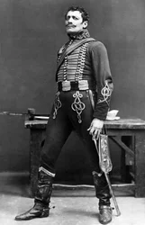 Lewis Waller 1860-1915, angielski aktor i kierownik teatru, początek XX wieku.