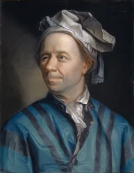 Portret matematyka Leonharda Eulera 1707-1783, 1753.