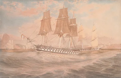 HMS Ganges i Thetis przy Rio de Janeiro