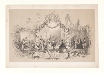 Karta pamiątkowa o powrocie wojsk po wojnie 1848-1850