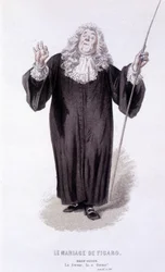 Całe dzieło Beaumarchais (1732-1799) Edouarda Fourniera. rysunek Emile