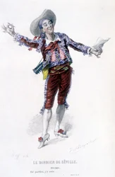 Całe dzieło Beaumarchais (1732-1799) Edouarda Fourniera. rysunek Emile