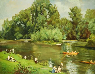 Brzeg Marny, ok. 1932