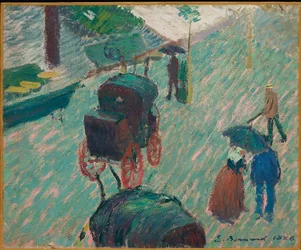 Ogród publiczny, Mayenne, 1886 r.