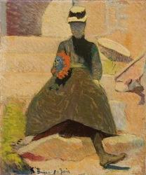 Kobieta w Saint-Briac, 1886