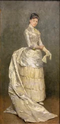 Portret Pani Mikołajowej w sukni ślubnej