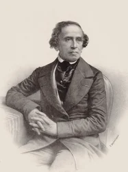 Portret kompozytora Giacomo Meyerbeera 1791-1864, 1857.