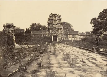 Wielka Pagoda Zachodnia Brama I ogrodzenia, 1866 r.