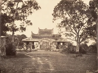 Grób biskupa Adran, 1866.
