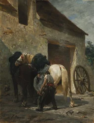 Kowale, po 1887 (olej na tkaninie)