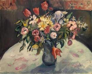Kwiaty (tulipany i stokrotki)