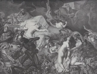 Sardanapalus, z Le Monde Illustré, 16 maja 1874.