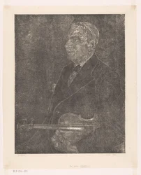 Portret ojca artysty ze skrzypcami