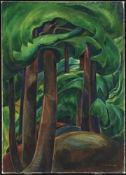 Western Forest, ok. 1931 r. (olej na płótnie)