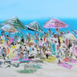 Pełen wrażeń dzień na plaży