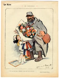 Czerwony śmiech, satyryczny w N & B