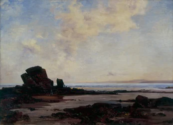 Zatoka Douarnenez podczas odpływu
