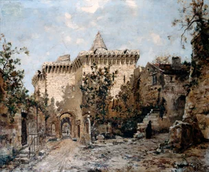 Drzwi Cordelières i Zamek, 1891