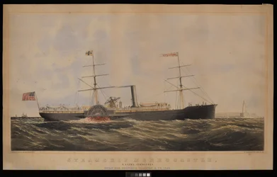 Statek parowy Morrocastle, R Adams Commander, zbudowany dla Spofford Tileston  Co