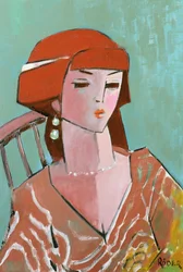 Carole R, 2007 (olej na płótnie)