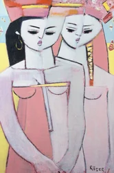 Dwa z Ys, 2005 (olej na płótnie)