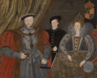 Henryk VIII, Elżbieta I i Edward VI