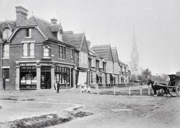 Róg Chase Side i Chase Green Avenue, ok. 1890