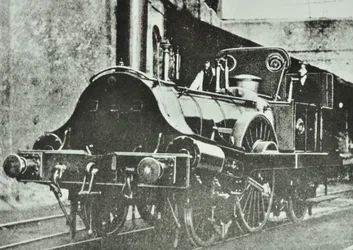 Great Eastern Railway (odcinek Londynu i Blackwall) Lokomotywa czołgowa z jednym kierowcą, 1860