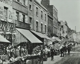 Lower Marsh: patrząc na wschód, 1896