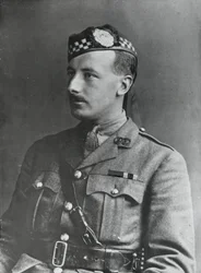 Portret kapitana Arthura Hendersona VC, 2. batalionu Argyll i Sutherland Highlanders, 1915