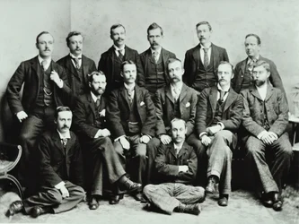 Rosendale Road School: grupa nauczycieli, 1897