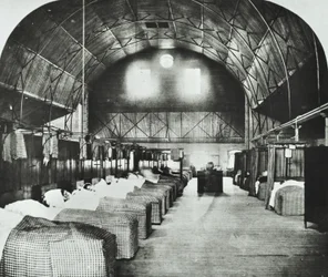 Szpital St Thomass: tymczasowy oddział w Surrey Gardens Music Hall, 1868