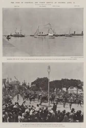 Przybycie księcia Kornwalii i Yorków do Kolombo, 12 kwietnia