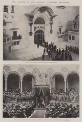 Otwarcie wystawy przemysłowej w Glasgow