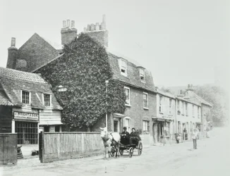 Tottenham Lane, Hornsey: elewacje frontowe, ok. 1890