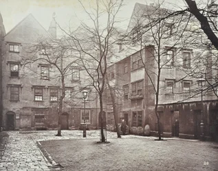 Widok Barnards Inn, Londyn, 1879