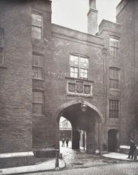 Widok Lincolns Inn Gateway, Londyn, 1876 r.